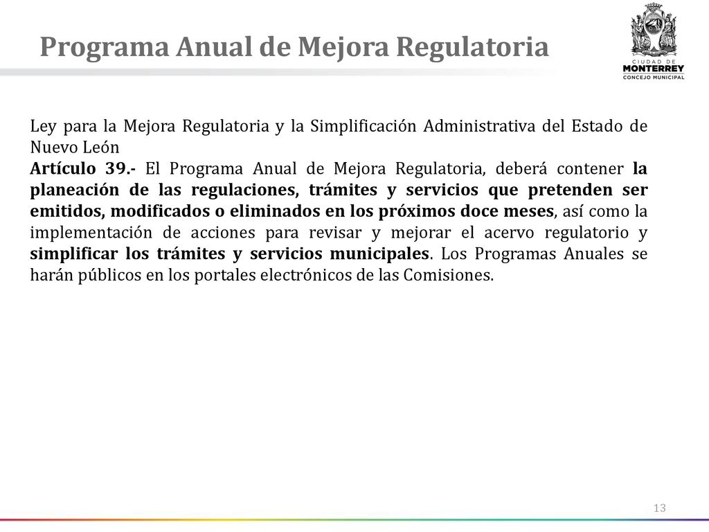 Comisi N Municipal De Mejora Regulatoria Ppt Descargar